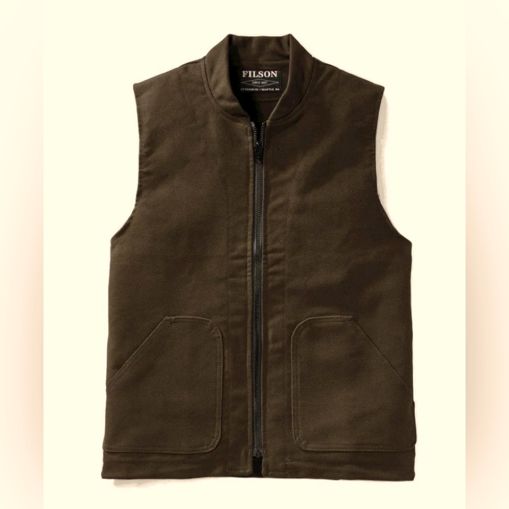 C.C. Filson Vest/Jacket Liner
 100% Moleskin